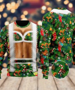 Christmas Funny Faux Bra Suit Christmas Ugly Sweatshirt, Sweater