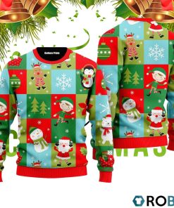 Christmas Holiday Pattern Ugly Christmas Sweater RB2495