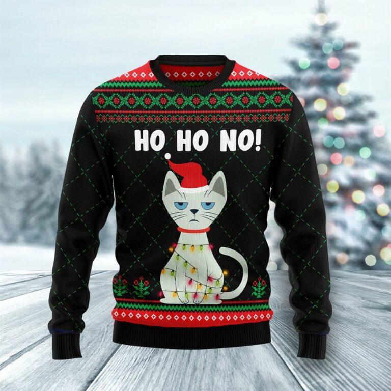 Christmas Is Better With Cat Christmas Ugly Sweatshirt, Sweater