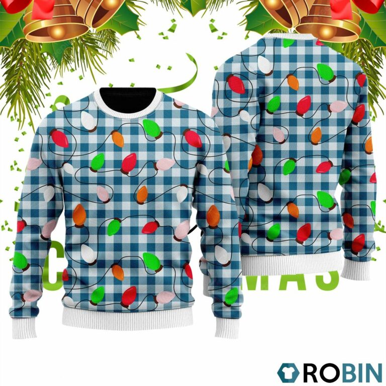 Christmas Is Lit Ugly Christmas Sweater RB2044