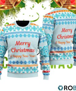 Christmas Is The Most Wonderful Time Pattern 3D Print Ugly Christmas Sweater RB2082