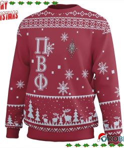 Christmas Letters Sorority Pi Beta Phi Ugly Sweatshirt, Sweater