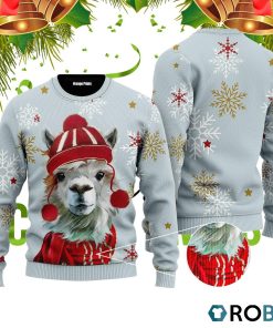 Christmas Llama Ugly Christmas Sweater RB4445