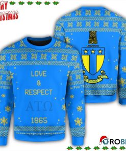 Christmas Motto Fraternity Alpha Tau Omega Ugly Sweatshirt, Sweater