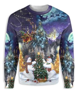 Christmas Night With Family Ugly Christmas Sweatshirt – Sweater