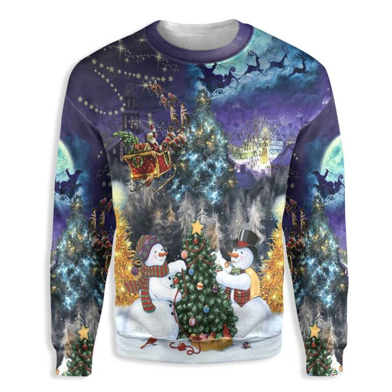 Christmas Night With Family Ugly Christmas Sweatshirt – Sweater
