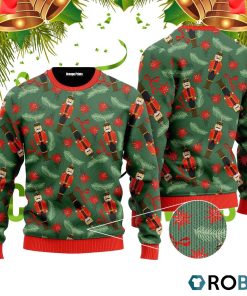 Christmas Nutcrackers Pattern 3D Print Ugly Christmas Sweater RB2004