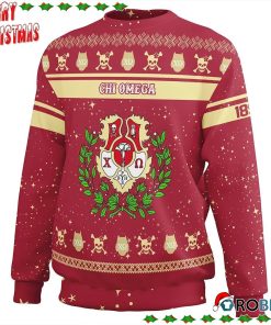 Christmas Style Sorority Chi Omega Ugly Sweatshirt, Sweater