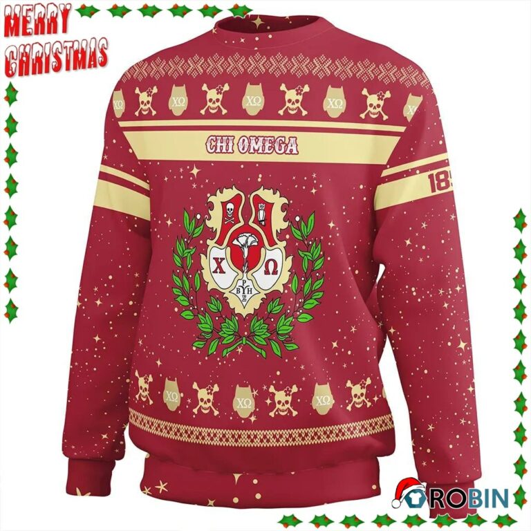 Christmas Style Sorority Chi Omega Ugly Sweatshirt, Sweater