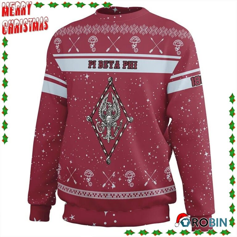 Christmas Style Sorority Pi Beta Phi Ugly Sweatshirt, Sweater