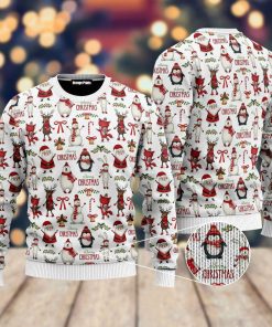 Christmas Ugly Sweater Ugly Sweater For Men Women, Holiday Sweater All Over Print Ugly Sweatshirt, Sweater