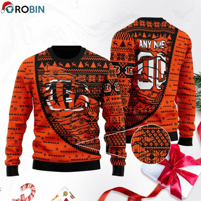 Cincinnati Bengals Football Ugly Christmas Sweater, Sweatshirt SWT132