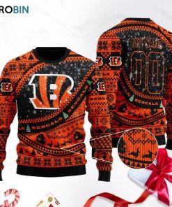 cincinnati bengals football ugly christmas sweater sweatshirt swt jbfz5k