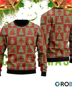Classic Christmas Tree Pattern Ugly Christmas Sweater RB2092 Classic Christmas Tree Pattern Ugly Christmas Sweater RB2092