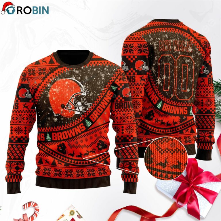 Cleveland Browns Football Ugly Christmas Sweater, Sweatshirt SWT115
