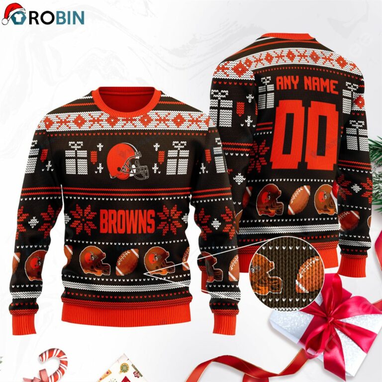 Cleveland Browns Football Ugly Christmas Sweater, Sweatshirt SWT188