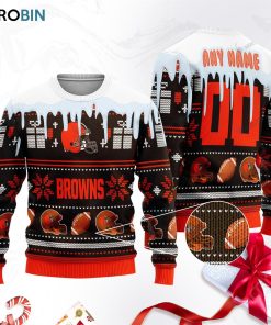 cleveland browns ugly christmas sweater sweatshirt swt fbkjg0