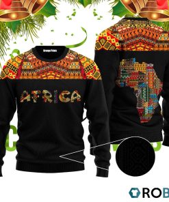 Colorful Africa Vintage Ugly Christmas Sweater RB4080 Colorful Africa Vintage Ugly Christmas Sweater RB4080