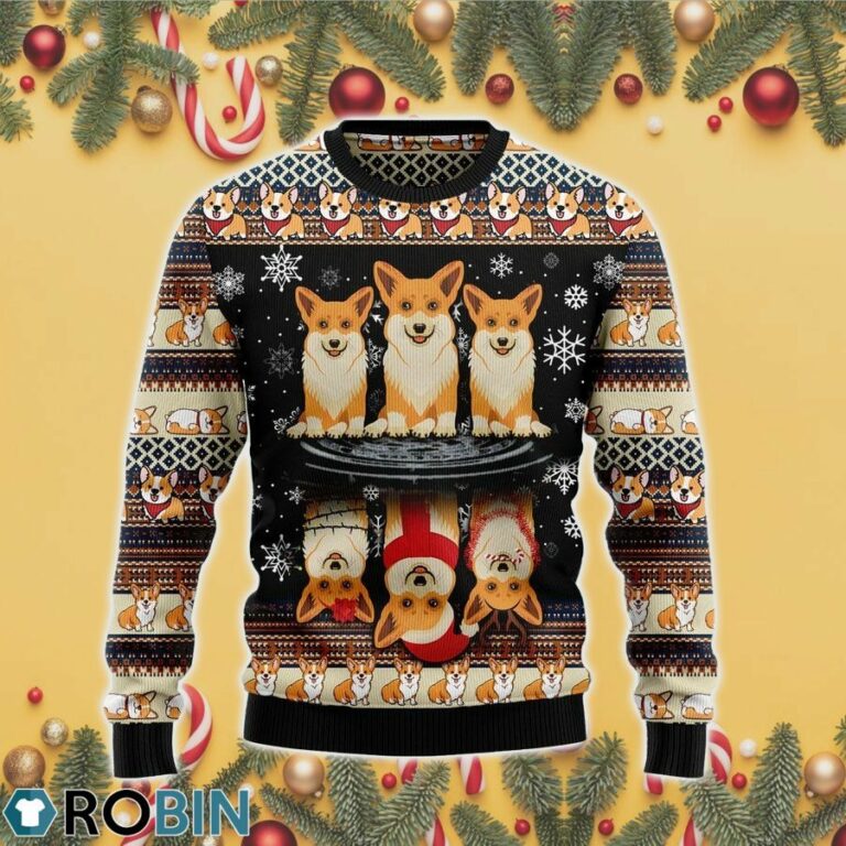 Corgi Dog Ugly Christmas Sweater RB4448