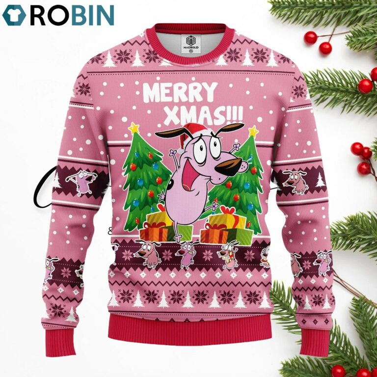 Couage The Cowardly Ugly Christmas Sweater