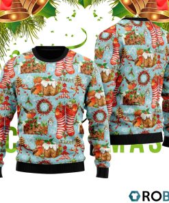 Cozy Robin Bird Christmas Ugly Christmas Sweater RB2444