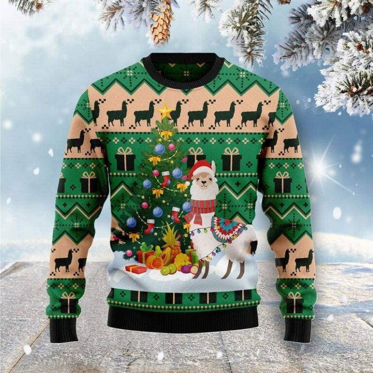 Cute Christmas All Over Print Ugly Sweatshirt, Sweater