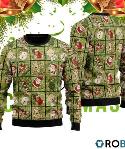 Cute Christmas Pattern 3D Print Ugly Christmas Sweater RB2025