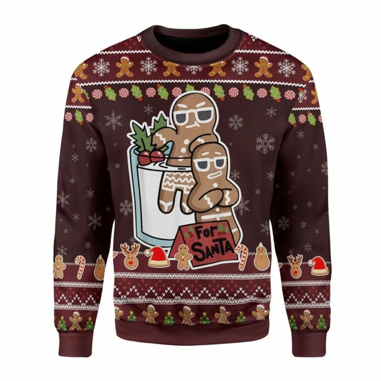 Cute Cookies For Santa Ugly Christmas Sweater RB3222