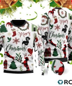 Cute Dog 3D Print Ugly Christmas Sweater RB4284 Cute Dog 3D Print Ugly Christmas Sweater RB4284