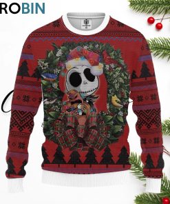 Cute Jack Nightmare Before Christmas Merry Christmas Ugly Christmas Sweater