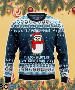 Cute Penguin Ugly Christmas Sweater RB4533