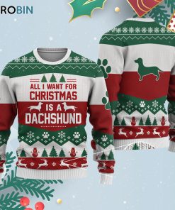 Dachshund Dog Ugly Christmas Sweatshirt – Sweater