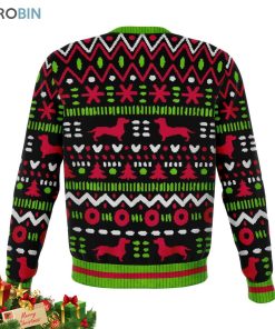 Dachshund Through The Snow Christmas Ugly Sweater Dachshund Through The Snow Christmas Ugly Sweater