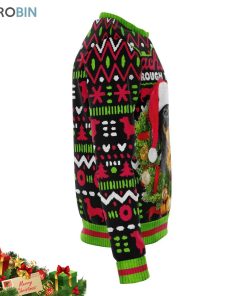 dachshund through the snow christmas ugly sweater 4 py9vhl
