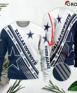 Dallas Cowboys Personalized Ugly Christmas Sweater, Sweatshirt BG01