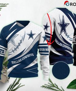 Dallas Cowboys Personalized Ugly Christmas Sweater, Sweatshirt BG07 Dallas Cowboys Personalized Ugly Christmas Sweater, Sweatshirt BG07