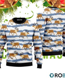 Deer Walking On The Snow Ugly Christmas Sweater RB2427
