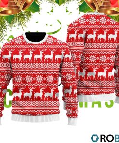 Deermas Christmas Is Lit 3D Print Ugly Christmas Sweater RB2045 Deermas Christmas Is Lit 3D Print Ugly Christmas Sweater RB2045