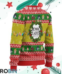 Demon Slayer Anime Ugly Christmas Sweater Characters Xmas Gift