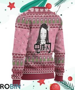Demon Slayer Nezuko Kamado Anime Ugly Christmas Sweater Xmas Gift