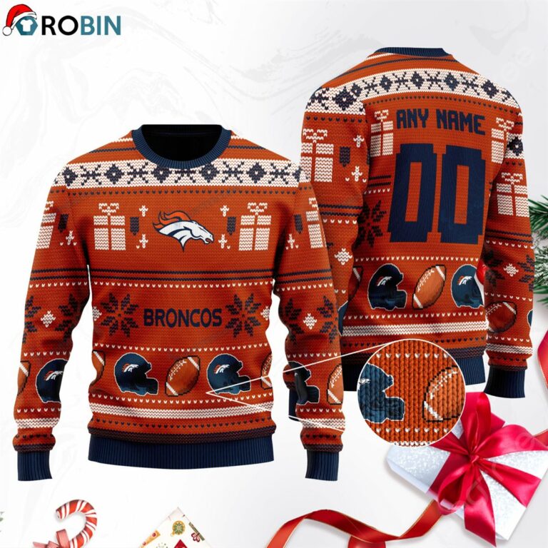 Denver Broncos Ugly Christmas Sweater, Sweatshirt SWT208