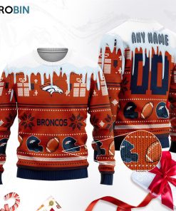denver broncos ugly christmas sweater sweatshirt swt saibgy
