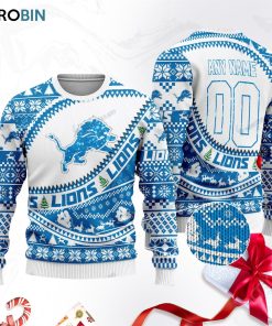 detroit lions ugly christmas sweater sweatshirt swt d6x4de