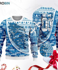 detroit lions ugly christmas sweater sweatshirt swt ypb4hm