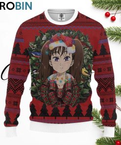 Diana Seven Deadly Sins Merry Christmas Ugly Christmas Sweater