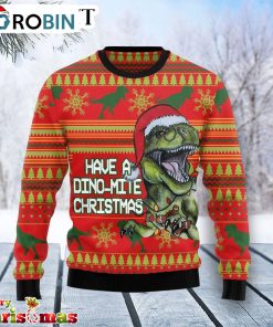 Dinosaur Funny Christmas Sweater – Best Xmas Gift