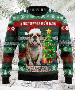 Dog All Over Print Ugly Sweatshirt, Sweater