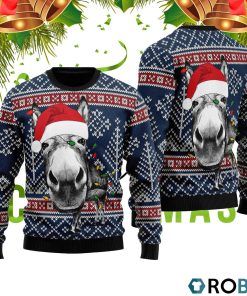 Donkey Funny Christmas 3D Print Ugly Christmas Sweater RB4543
