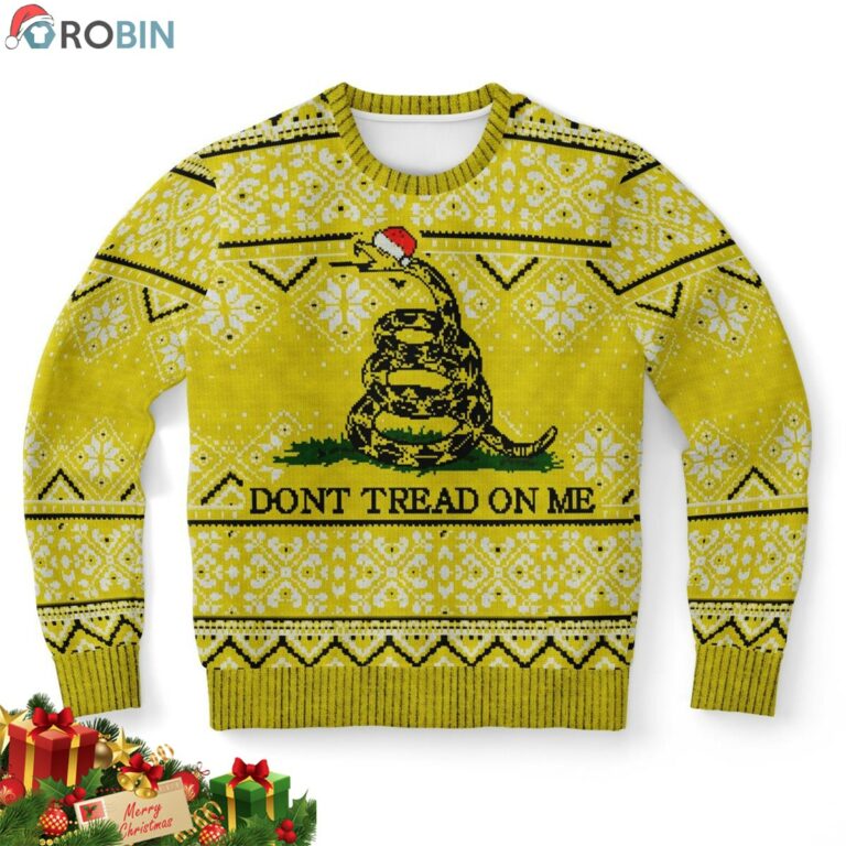 Dont Tread On Me Ugly Christmas Sweater