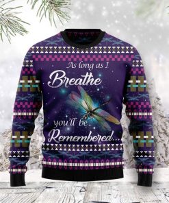 Dragonfly Angel All Over Print Ugly Sweatshirt, Sweater